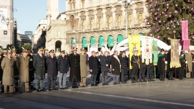 Scene from Alpini, Milano: alzabandiera alle celebrazioni in commemorazione dei soldati caduti