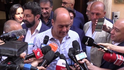 Scene from Zingaretti: "Nessun programma parallelo ma condiviso per il bene dell'Italia"