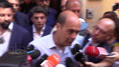Scene from Zingaretti: "Nessun programma parallelo ma condiviso per il bene dell'Italia"