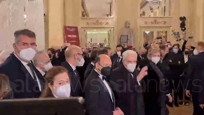 Scene from Teatro alla Scala, l'ultima Prima del presidente Mattarella
