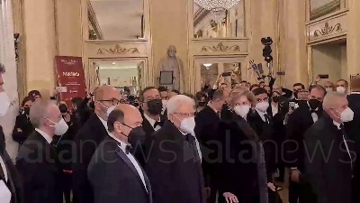 Scene from Teatro alla Scala, l'ultima Prima del presidente Mattarella