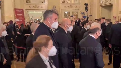 Scene from Teatro alla Scala, l'ultima Prima del presidente Mattarella