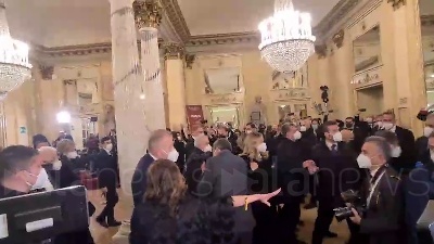 Scene from Teatro alla Scala, l'ultima Prima del presidente Mattarella