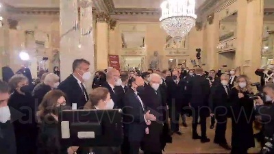 Scene from Teatro alla Scala, l'ultima Prima del presidente Mattarella