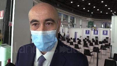 Scene from Covid, a Milano al via l'hub per le vaccinazioni più grande d'Italia: "10mila dosi al giorno"