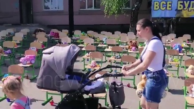 Scene from Ucraina, a Dobroslav un requiem per ricordare i bambini morti