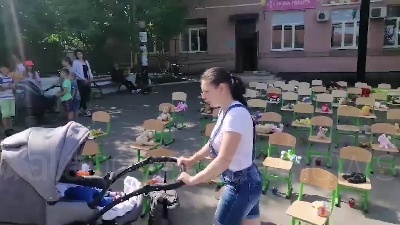 Scene from Ucraina, a Dobroslav un requiem per ricordare i bambini morti