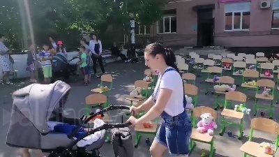 Scene from Ucraina, a Dobroslav un requiem per ricordare i bambini morti