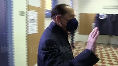 Scene from Referendum: Silvio Berlusconi ha votato a Milano