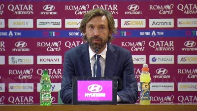 Scene from Roma-Juve, Pirlo: "E' un punto guadagnato"
