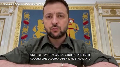 Scene from Ucraina, Zelensky: "Candidatura a Ue è una conquista storica"