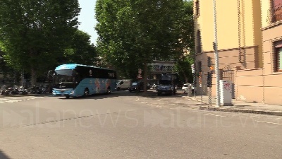 Scene from Euro2020, la nazionale di Mancini parte da Firenze in treno alla volta di Roma