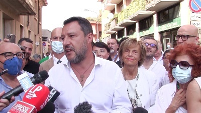 Scene from Obbligo Vaccinale, Salvini: "Solo in via eccezionale"