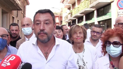 Scene from Obbligo Vaccinale, Salvini: "Solo in via eccezionale"