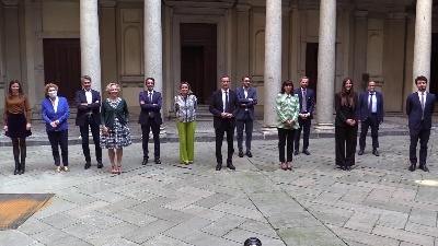 Scene from Milano, prima giunta del 'Sala bis': tema centrale i fondi del Pnrr
