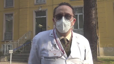 Scene from Milano, l'Esercito attiva il punto vaccinale antinfluenzale: "Somministriamo seicento dosi al giorno"