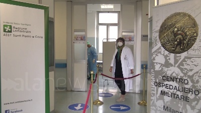 Scene from Milano, l'Esercito attiva il punto vaccinale antinfluenzale: "Somministriamo seicento dosi al giorno"