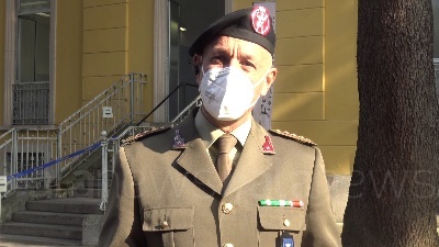 Scene from Milano, l'Esercito attiva il punto vaccinale antinfluenzale: "Somministriamo seicento dosi al giorno"