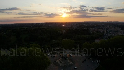 Scene from Roma, il lockdown visto dal drone