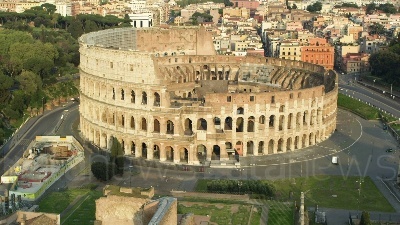 Scene from Roma, il lockdown visto dal drone