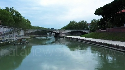 Scene from Roma, il lockdown visto dal drone