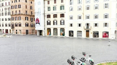 Scene from Roma, il lockdown visto dal drone