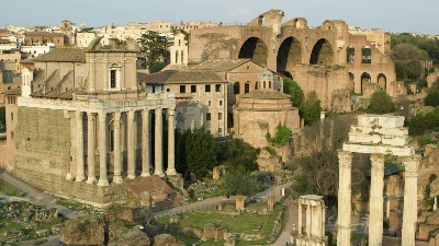 Scene from Roma, il lockdown visto dal drone