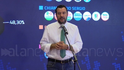 Scene from Salvini: "In settimana Cdm per ok al Dl Sicurezza"