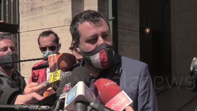 Scene from Pd-Lega, Salvini: "D'accordo su decreto imprese entro aprile con decine di miliardi"