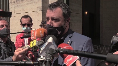 Scene from Pd-Lega, Salvini: "D'accordo su decreto imprese entro aprile con decine di miliardi"