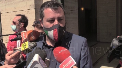Scene from Pd-Lega, Salvini: "D'accordo su decreto imprese entro aprile con decine di miliardi"