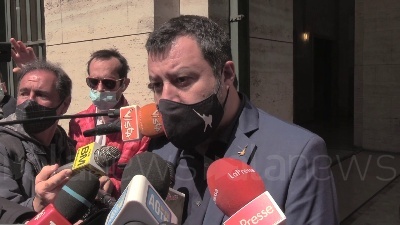 Scene from Pd-Lega, Salvini: "D'accordo su decreto imprese entro aprile con decine di miliardi"
