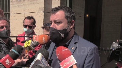 Scene from Pd-Lega, Salvini: "D'accordo su decreto imprese entro aprile con decine di miliardi"