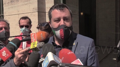 Scene from Pd-Lega, Salvini: "D'accordo su decreto imprese entro aprile con decine di miliardi"