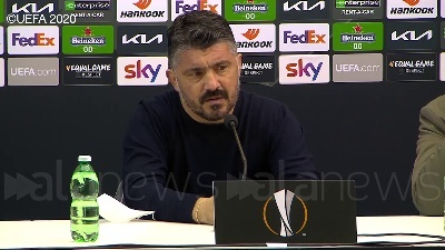 Scene from Napoli, Gattuso dopo l'eliminazione: "Non possiamo fare promesse"