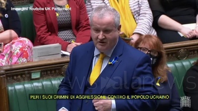 Scene from Ucraina, Boris Johnson: "Putin è un criminale di guerra"