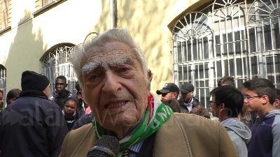 Scene from 25 aprile, il partigiano Segre: "Salvini non partecipa? Erede del Qualunquismo"