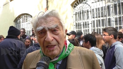 Scene from 25 aprile, il partigiano Segre: "Salvini non partecipa? Erede del Qualunquismo"