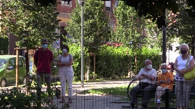 Scene from Borsellino, commemorazione nei giardini a Milano: "Il fresco profumo di libertà"