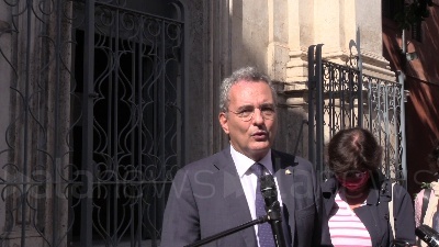 Scene from Sant'Egidio, Impagliazzo: "Con Pompeo parlato di libertà religiosa e Africa"