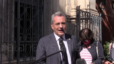 Scene from Sant'Egidio, Impagliazzo: "Con Pompeo parlato di libertà religiosa e Africa"