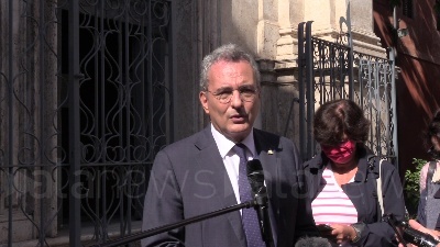 Scene from Sant'Egidio, Impagliazzo: "Con Pompeo parlato di libertà religiosa e Africa"
