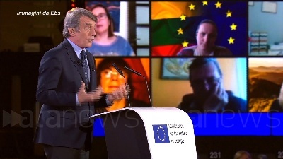 Scene from UE, Sassoli: "Parte Conferenza su futuro, non ci siano tabù su Trattati"