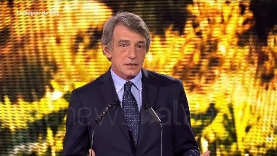 Scene from UE, Sassoli: "Parte Conferenza su futuro, non ci siano tabù su Trattati"
