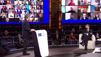 Scene from UE, Sassoli: "Parte Conferenza su futuro, non ci siano tabù su Trattati"