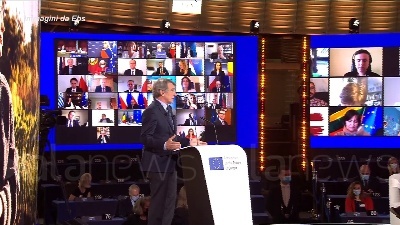 Scene from UE, Sassoli: "Parte Conferenza su futuro, non ci siano tabù su Trattati"