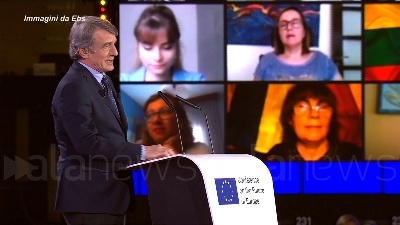 Scene from UE, Sassoli: "Parte Conferenza su futuro, non ci siano tabù su Trattati"