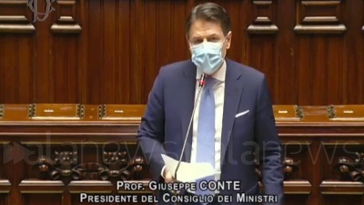 Scene from Governo, Conte: "Dopo Capitol Hill siamo consci che le nostre democrazie vanno difese"