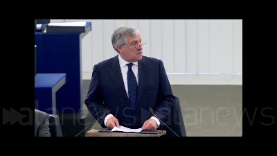 Scene from Premio Sacharov Tajani Sosteniamo lotta venezuelana