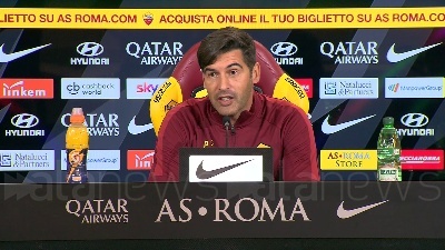 Scene from Roma-Napoli, Fonseca: "A fine partita spero di non parlare di arbitri"